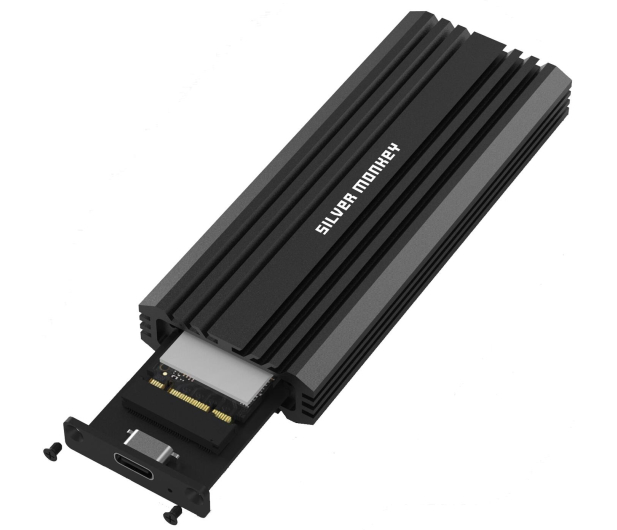 Silver Monkey Obudowa do dysk M.2 NVMe USB 3.1 (do 10 Gbps) - 734701 - zdjęcie 2